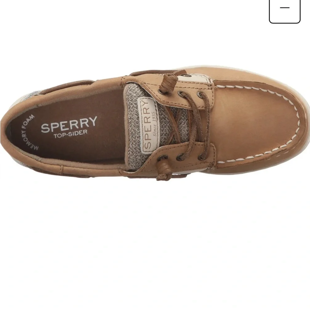 Sperry Kids Tan Moccasins